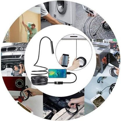 🔍 3-in-1 HD Endoscope Camera | 720P Inspection