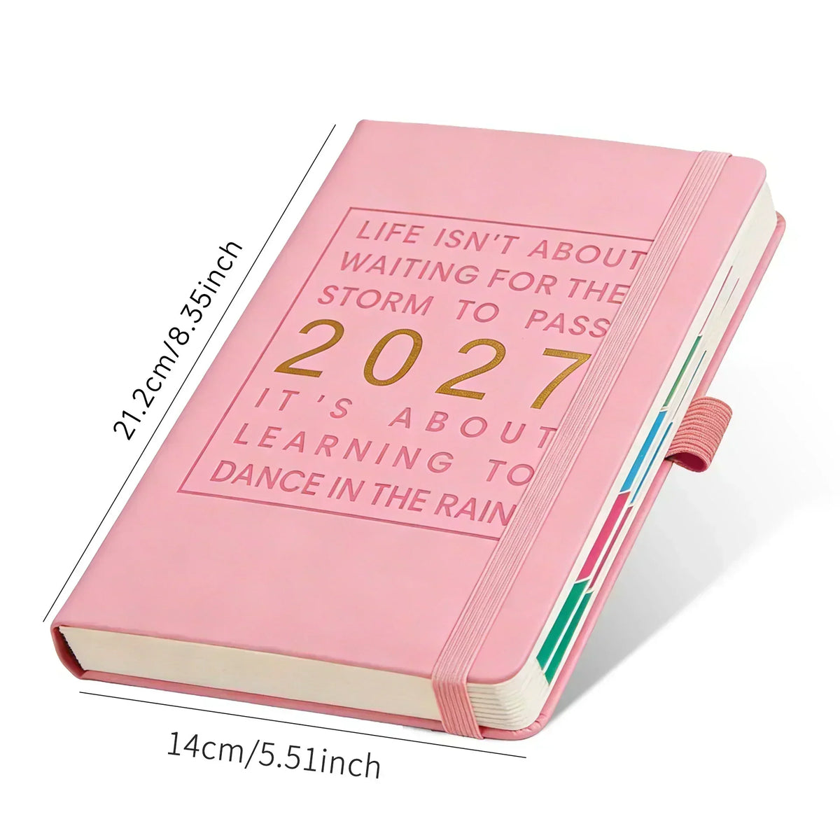 📅🔥 50% OFF! A5 2027 One-Day-Per-Page Diary Notebook – 385 Daily Pages, Monthly & Yearly Overview, Goal Tracker & Lay-Flat Binding ✨