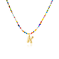 💜 Letter Beaded Necklace for Women🔤A-Z