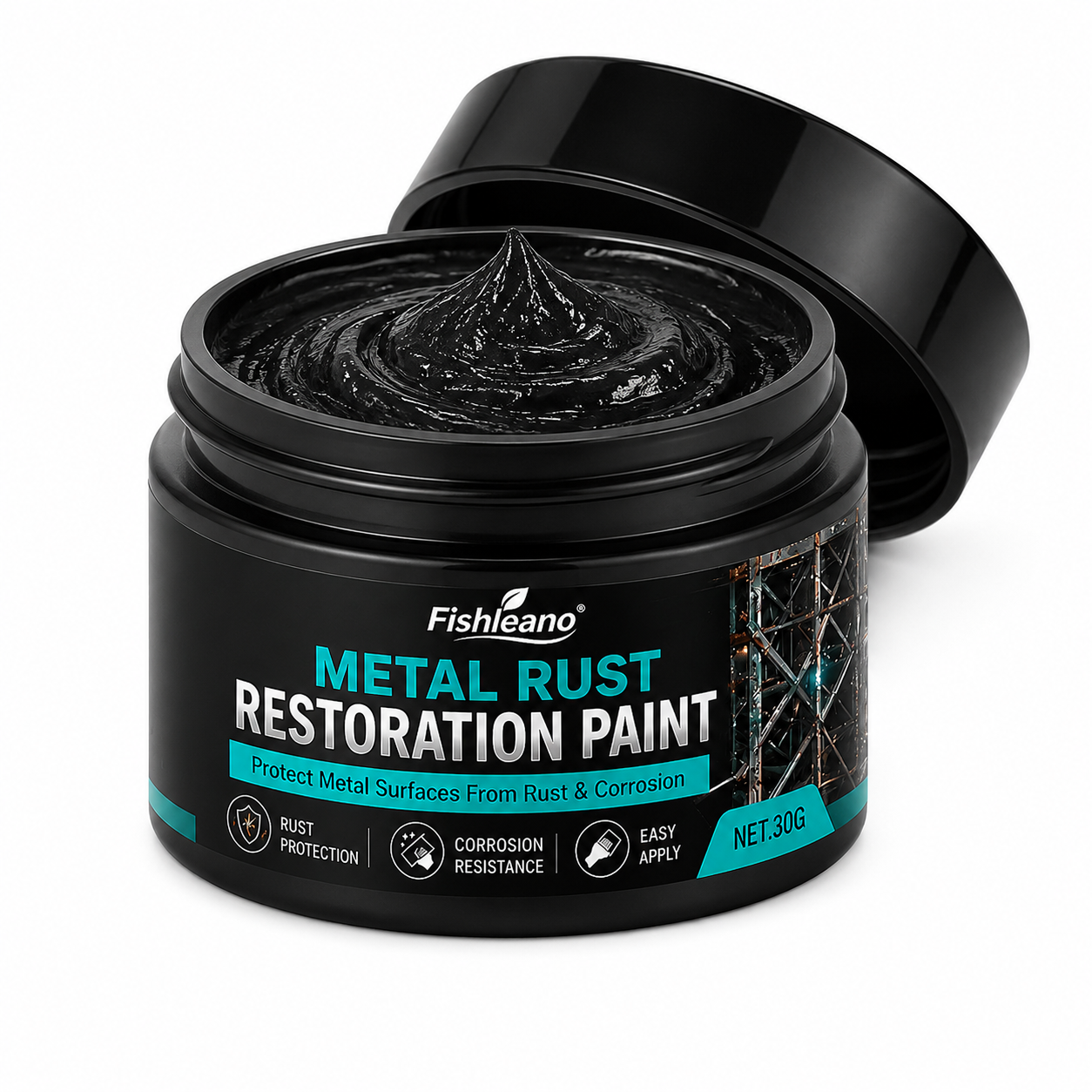 🥳2026 HOT SALE🥳💞50K+ SOLD!🔧🏠 50% OFF! Metal Rust Protection Black Repair Paste – Restores rusty gates, railings & tools. Forms protective coating – no need to replace! 🛡️✨
