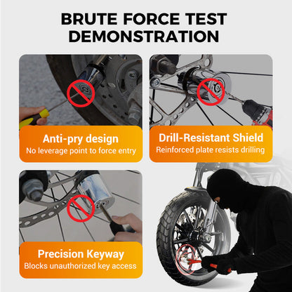 🔒 Motorcycle and Bicycle Disc Lock
