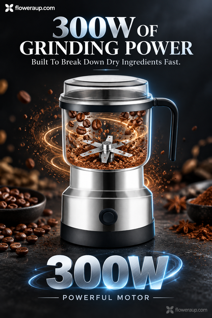 🔥NEW YEAR SALE!!⚡50K+ SOLD!💝Multifunctional Electric Grinder – For Coffee, Spices & Herbs, Powerful & Fast Grind🔥