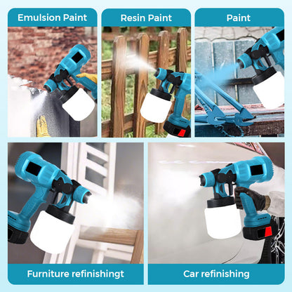 🎨 Wireless Electric Paint Sprayer!! | Cordless HVLP for Home DIY & Furniture | Fast, Even Coating Tool✨