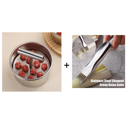🍲 Stainless Steel Meatball Mould – Perfect Meatballs Made Easy 🍳