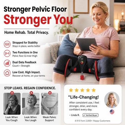Upgraded Adjustable Multifunctional Thigh Trainer with Counter