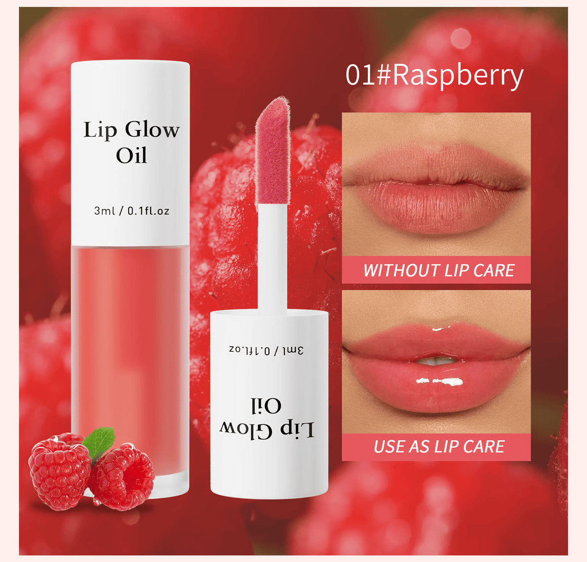 💖Moisturizing 7-Color Fruit Flavored Lip Oil💄