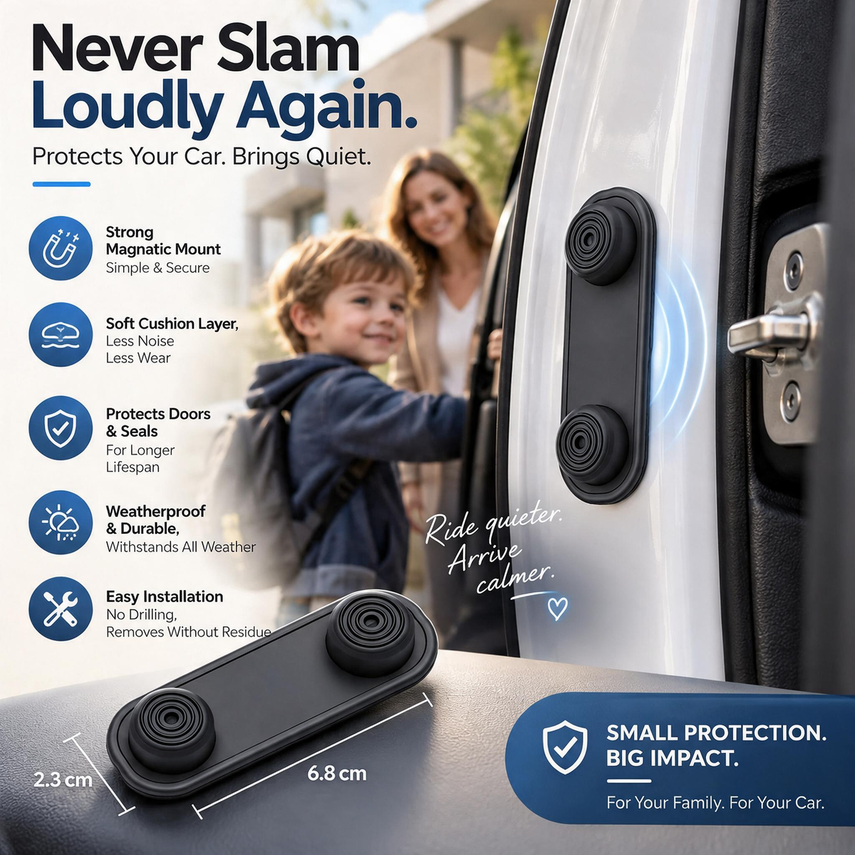 ✨ Magnetic protective cover for car doors