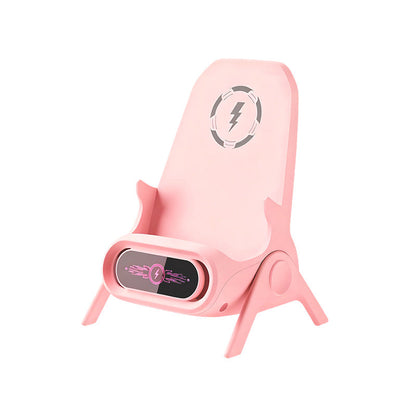 🔥2025 Mini Chair Wireless Fast Charger Multifunctional Phone Holder — Adapts to All Phones