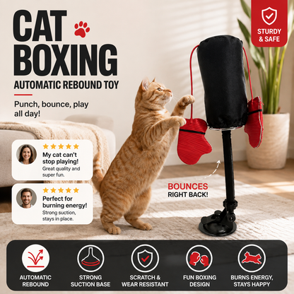 🔥50% OFF! Interactive Cat Punching Bag Toy🐱🥊
