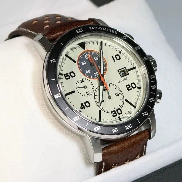 Men's Multifunctional Quartz Belt Watch⌚