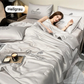 🌬️ 50% OFF NOW! ❄️ Breathable & cooling 4-piece duvet set 🌡️💧 Smart temperature regulation – ideal for restful sleep all year round!
