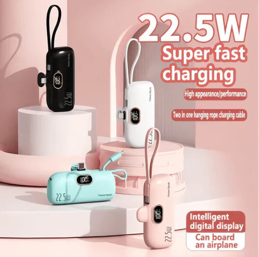 📢📢50% OFF !! ⏰👍5000mAh Mini Portable Charger Power Bank for phone