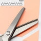 Stainless Steel Pinking Shears – 9.1" Zig Zag Fabric Scissors for Sewing, Quilting, Dressmaking & DIY Crafts