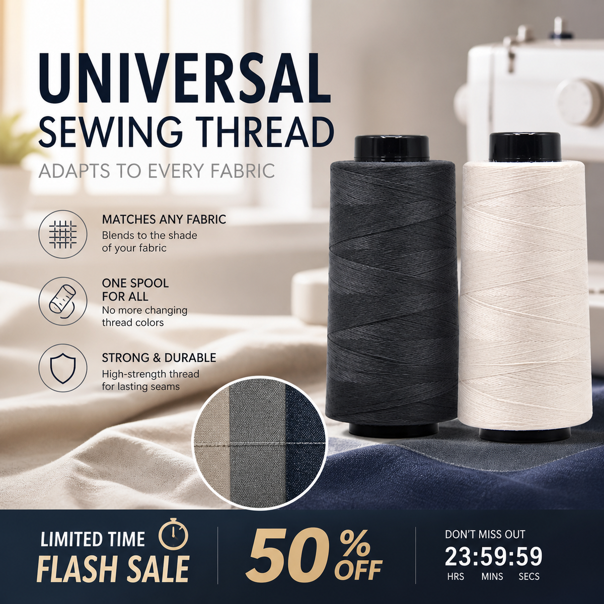 🔥🧵All-purpose sewing thread