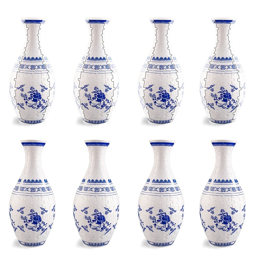 🧩3D Art Puzzle Vase
