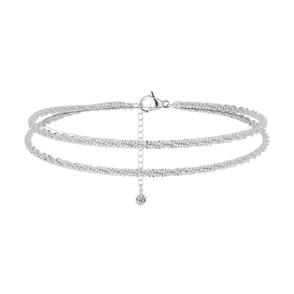 🥰Dainty Layered Waterproof Anklet For