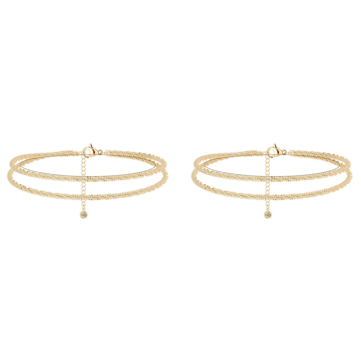 🥰Dainty Layered Waterproof Anklet For