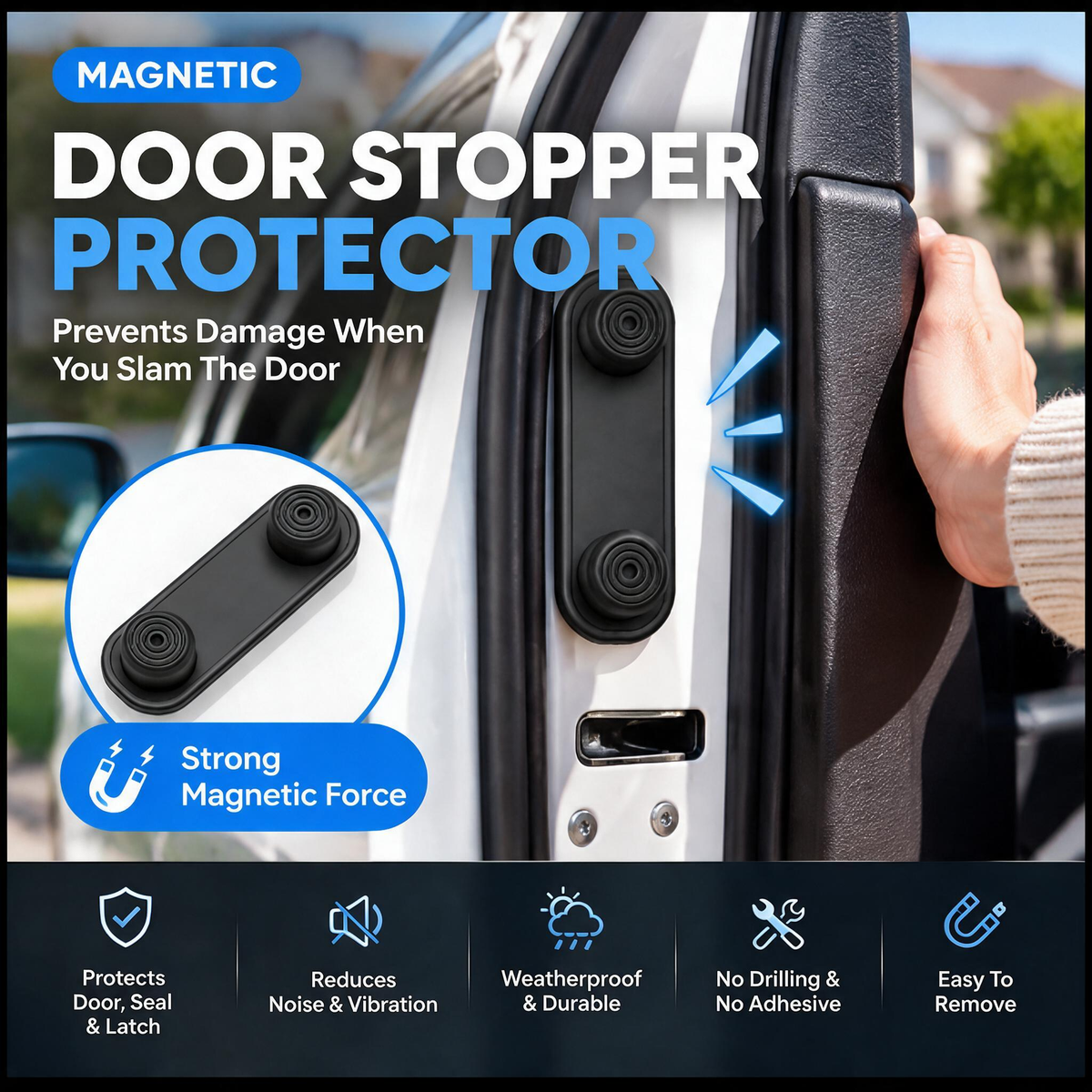 ✨ Magnetic protective cover for car doors
