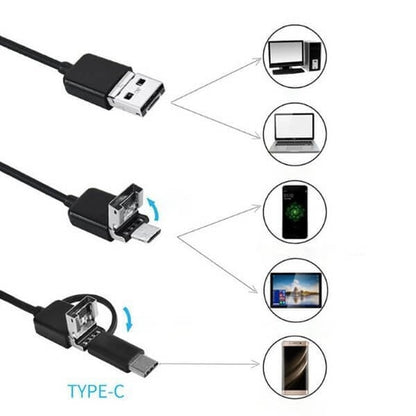 🔍 3-in-1 HD Endoscope Camera | 720P Inspection