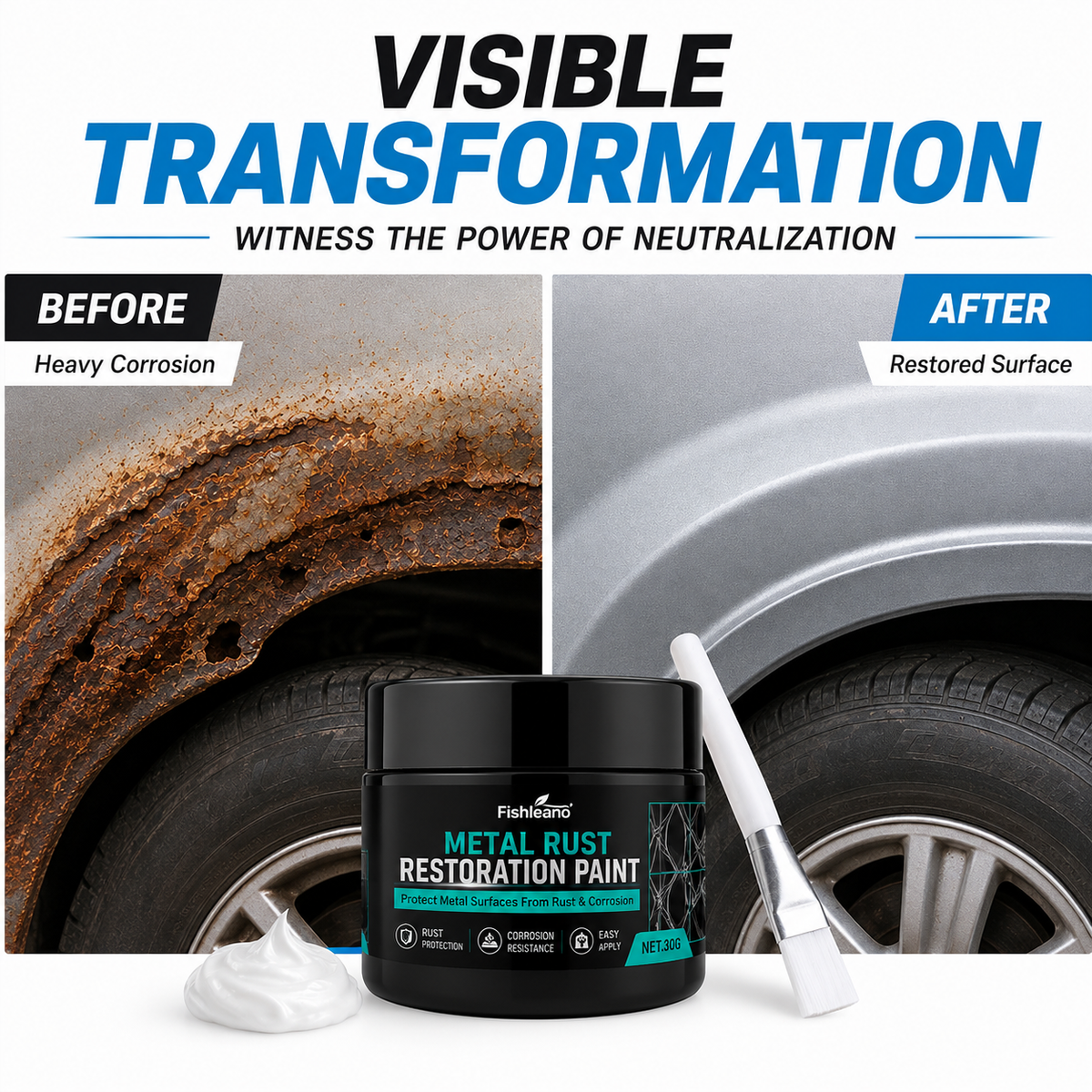 🥳2026 HOT SALE🥳💞50K+ SOLD!🔧🏠 50% OFF! Metal Rust Protection Black Repair Paste – Restores rusty gates, railings & tools. Forms protective coating – no need to replace! 🛡️✨