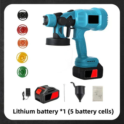 🎨 Wireless Electric Paint Sprayer!! | Cordless HVLP for Home DIY & Furniture | Fast, Even Coating Tool✨