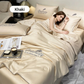 🌬️ 50% OFF NOW! ❄️ Breathable & cooling 4-piece duvet set 🌡️💧 Smart temperature regulation – ideal for restful sleep all year round!