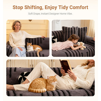 🛋️🏠 50% OFF! ✨Plush Non-Slip Sofa Cover – Soft, Washable & Fits All Sofa Sizes.