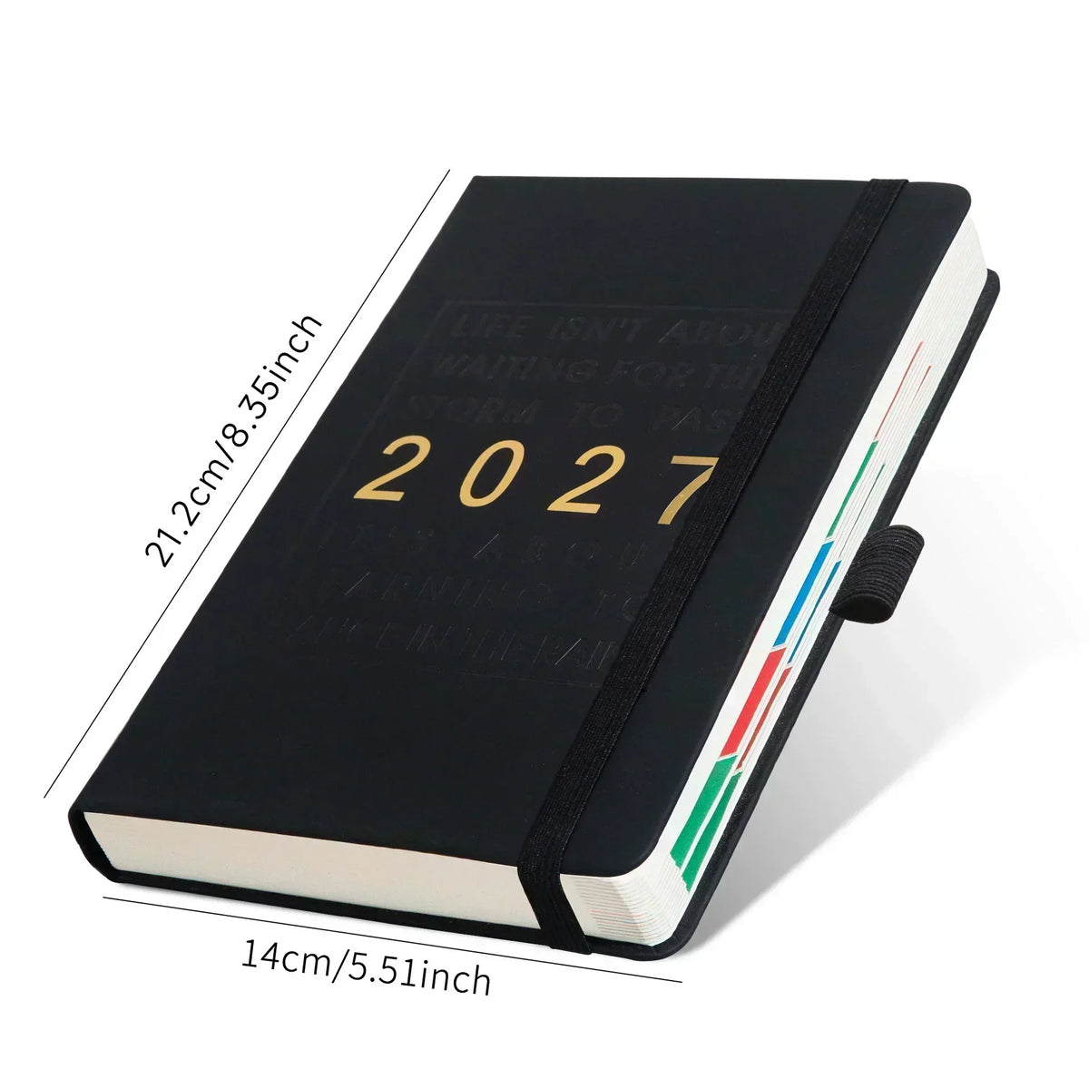 📅🔥 50% OFF! A5 2027 One-Day-Per-Page Diary Notebook – 385 Daily Pages, Monthly & Yearly Overview, Goal Tracker & Lay-Flat Binding ✨