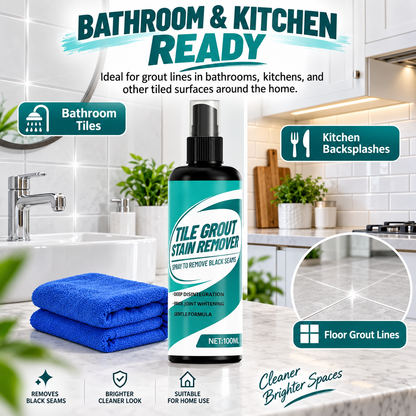 🧴✨ Tile Cleaner – One spray removes mold and stains, cleans grout and tiles – Cash on delivery ✅