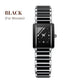 Fashion Ceramic Square Quartz Watch