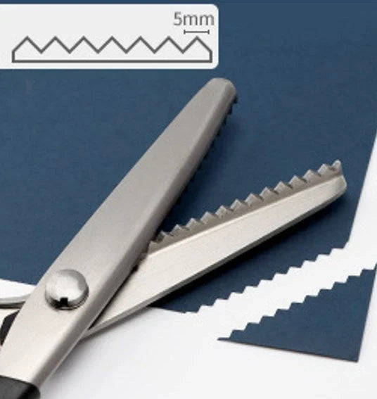 Stainless Steel Pinking Shears – 9.1" Zig Zag Fabric Scissors for Sewing, Quilting, Dressmaking & DIY Crafts