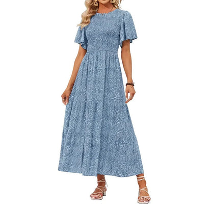 👗 50% OFF NOW! 🥀Women's Casual Floral Print Maxi Dress