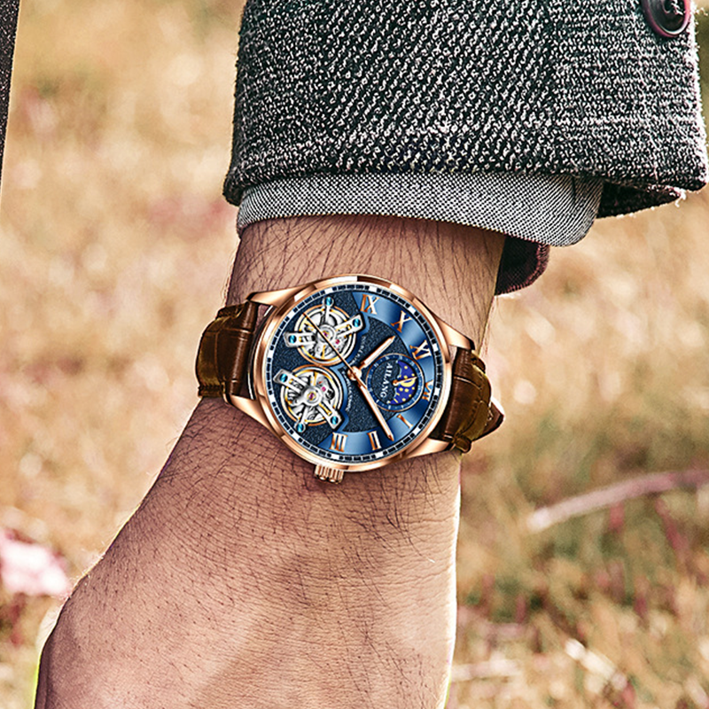 Men's Self-Winding Mechanical Wrist Watch