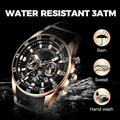 🎁Calendar six-hand quartz men's watch