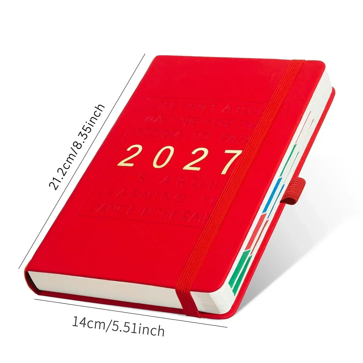 📅🔥 50% OFF! A5 2027 One-Day-Per-Page Diary Notebook – 385 Daily Pages, Monthly & Yearly Overview, Goal Tracker & Lay-Flat Binding ✨