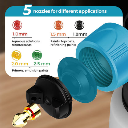 🎨 Wireless Electric Paint Sprayer!! | Cordless HVLP for Home DIY & Furniture | Fast, Even Coating Tool✨