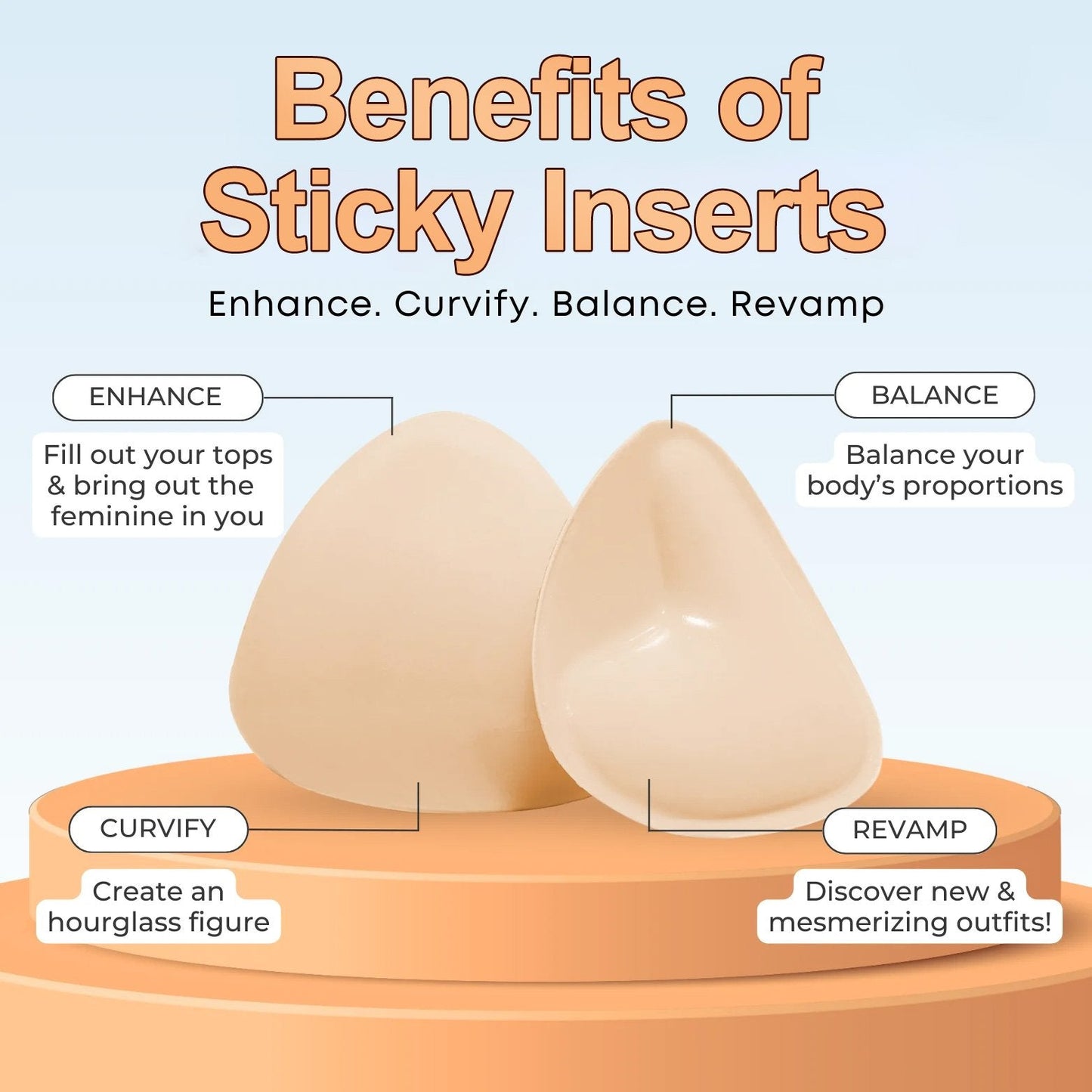 🎉Limited Sale - BUY 2 GET 2 FREE | Adhesive Invisible Sticky Lift Inserts