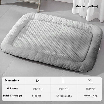 💖❄️Pet Cooling Mat for Dogs & Cats 🐾 Naturally Cool Ice-Silk Pad • Breathable, Washable & Soft 🌿  For Floors, Sofas & Car Travel • Multiple Sizes • Gradient Colours ☀️🐶🐱