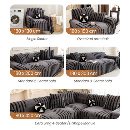 🛋️🏠 50% OFF! ✨Plush Non-Slip Sofa Cover – Soft, Washable & Fits All Sofa Sizes.