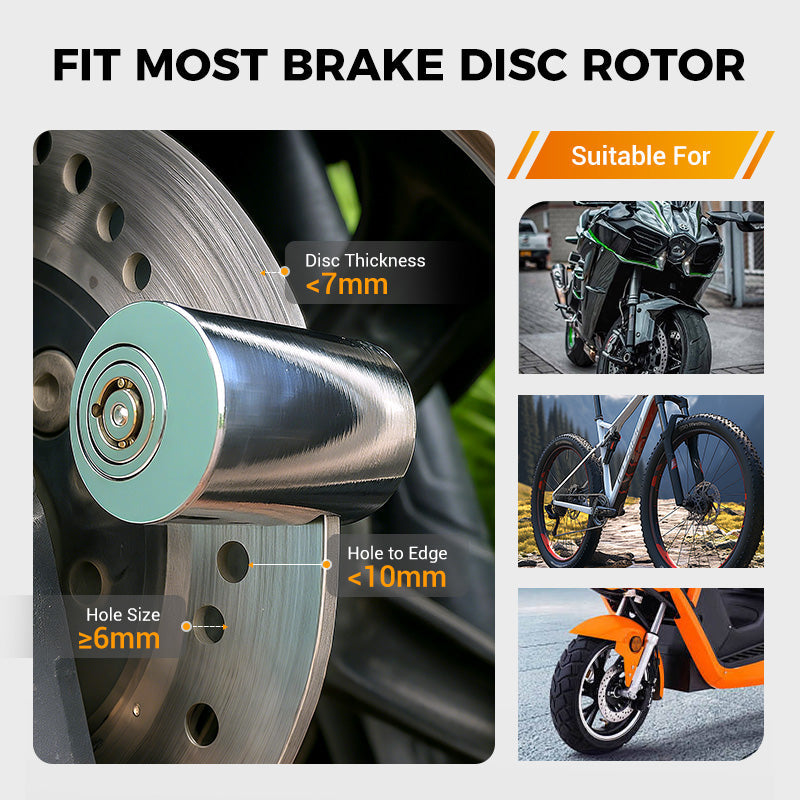 🔒 Motorcycle and Bicycle Disc Lock