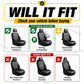 ⏳🔥LIMITED-TIME 50% OFF! ⏰Car Seat Covers for 5 Seats Universal, Fabric Breathable Car Front & Rear Seat Protectors, Airbag Compatible, Full Protection, Fits Most Cars Trucks Vans SUVs, Red Gray Black Blue Seat Covers