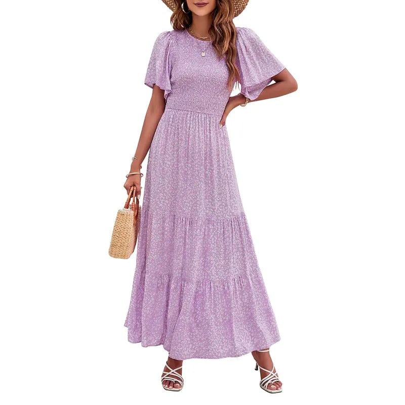 👗 50% OFF NOW! 🥀Women's Casual Floral Print Maxi Dress