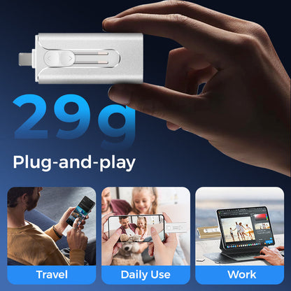 📱⚡ 50% OFF ! Free Up Phone Storage & Transfer Photos in Minutes — 4-in-1 Flash Drive for iPhone, Android & PC 💾