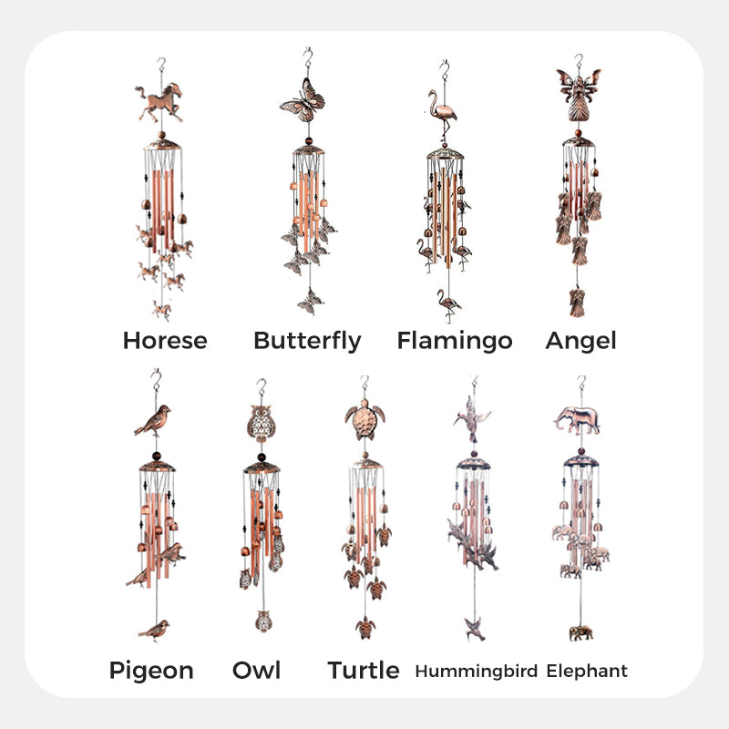 🐎Pure hand-made Copper Horse wind chimes🎐