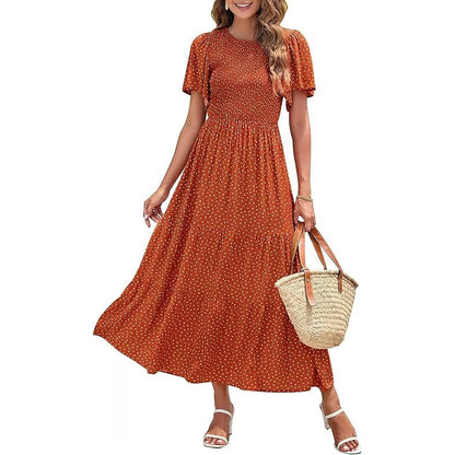 👗 50% OFF NOW! 🥀Women's Casual Floral Print Maxi Dress