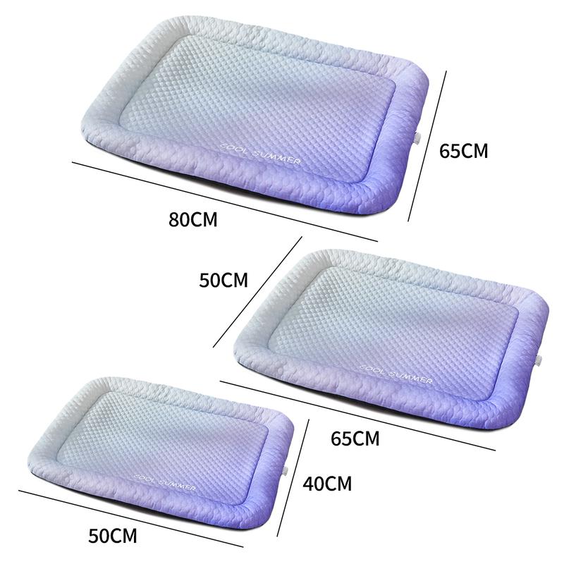 💖❄️Pet Cooling Mat for Dogs & Cats 🐾 Naturally Cool Ice-Silk Pad • Breathable, Washable & Soft 🌿  For Floors, Sofas & Car Travel • Multiple Sizes • Gradient Colours ☀️🐶🐱
