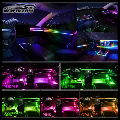 ⏳Time-Limited Special⏰Car Interior LED Strip Atmosphere Lights Pro – Add a Custom Glow to Your Cabin, Easy to Fit & Great for Evening Drives 💡