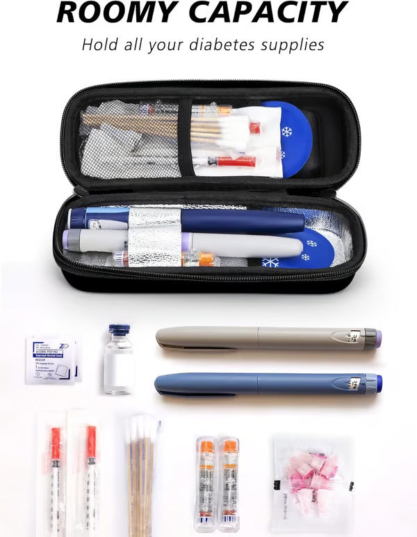 💉HOT SALE!Insulin Cooler Travel Case with Temperature Display