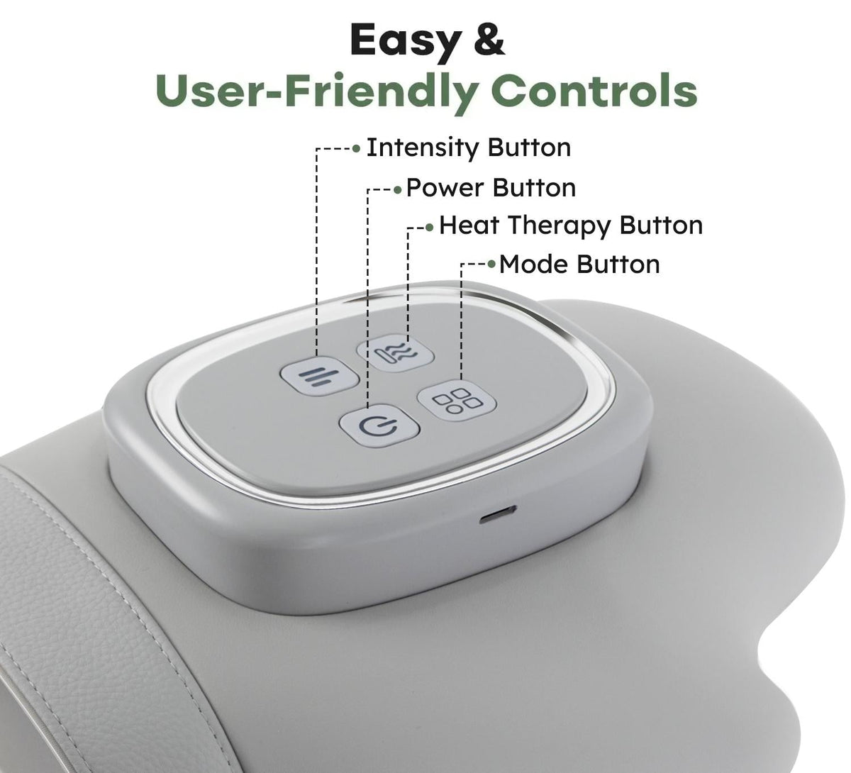 💆 Soothe Tired Hands & Wrists – Air Compression Massager with 3 Modes, 5 Intensities & Auto Timer.
