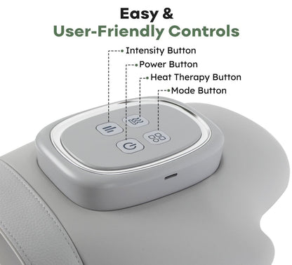 💆 Soothe Tired Hands & Wrists – Air Compression Massager with 3 Modes, 5 Intensities & Auto Timer.